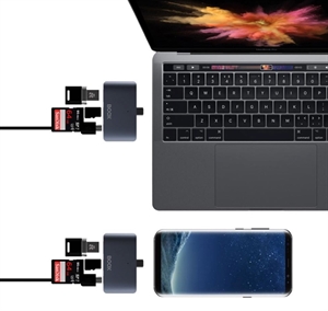 eBookReader USB-C Hub forbindelse til computere og tablets